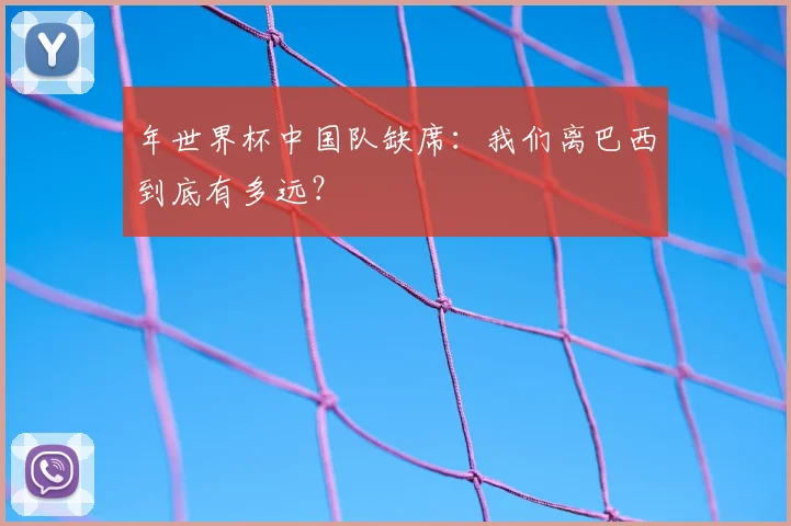 年世界杯中国队缺席：我们离巴西到底有多远？